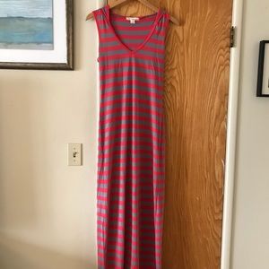 Hooded maxi dress